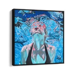 Wasserwelten – Unter Haien 17 Wasserwelten – Unter Haien -Artmind 01101 2 wandbild canva artwork artmind