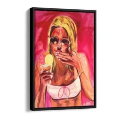 Himbeereis Zum Frühstück 17 Himbeereis Zum Frühstück -Artmind 01106b 2 wandbild canva artwork artmind