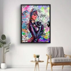 Catwoman 19 Catwoman -Artmind 015012b 12 wandbild artwork artmind leinwandbilder canva kunst bilder