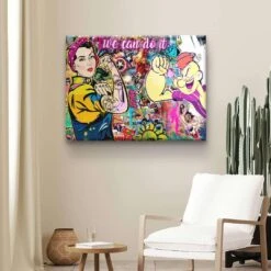 Strong - We Can Do It 18 Strong - We Can Do It -Artmind 015037a 10 kunstwerk wandbild leinwand canva artmind kunst kaufen
