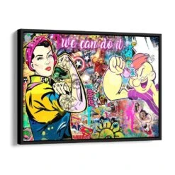 Strong - We Can Do It 17 Strong - We Can Do It -Artmind 015037a 2 wandbild canva artwork artmind