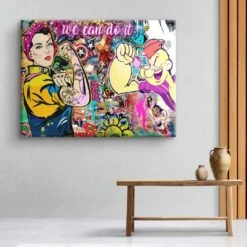 Strong - We Can Do It 19 Strong - We Can Do It -Artmind 015037a 4 kunstwerk wandbild leinwand canva artmind kunst kaufen