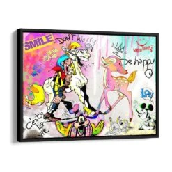 Lucky Smile 17 Lucky Smile -Artmind 015038b 2 wandbild canva artwork artmind