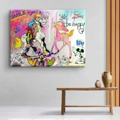 Lucky Smile 20 Lucky Smile -Artmind 015038b 4 kunstwerk wandbild leinwand canva artmind kunst kaufen