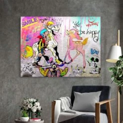Lucky Smile 19 Lucky Smile -Artmind 015038b 9 kunstwerk wandbild leinwand canva artmind kunst kaufen