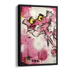 Pink Panther 19 Pink Panther -Artmind 018005a 2 wandbild canva artwork artmind