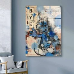 Schlumpf 22 Schlumpf -Artmind 018010b 4 wandbild artwork artmind leinwandbilder canva kunst bilder