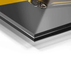 Porsche GT2 RS - Yellow 18 Porsche GT2 RS - Yellow -Artmind 0514 wandbild artmind acrylglas galerie bond detail acryl