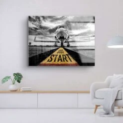 Just Start 18 Just Start -Artmind 1059 11 kunstwerk wandbild leinwand canva artmind kunst kaufen