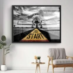 Just Start 20 Just Start -Artmind 1059 5 kunstwerk wandbild leinwand canva artmind kunst kaufen