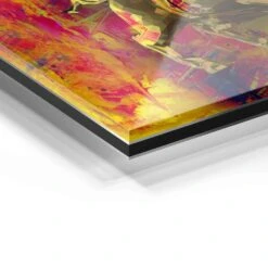 Goldener Stier 22 Goldener Stier -Artmind 1073 wandbild artmind acrylglas galerie bond detail acryl