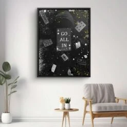 Go All In -Artmind 1113 12 wandbild artwork artmind leinwandbilder canva kunst bilder