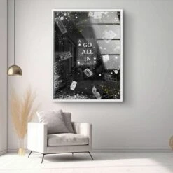 Go All In -Artmind 1113 9 wandbild artwork artmind leinwandbilder canva kunst bilder