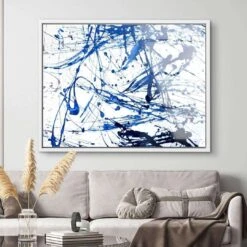 Blue Paint 19 Blue Paint -Artmind 1124 6 kunstwerk wandbild leinwand canva artmind kunst kaufen