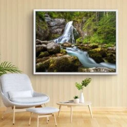 Wasserfall 18 Wasserfall -Artmind 1178 8 kunstwerk wandbild leinwand canva artmind kunst kaufen