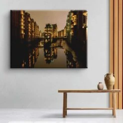 Hamburg Speicherstadt 19 Hamburg Speicherstadt -Artmind 1179 4 kunstwerk wandbild leinwand canva artmind kunst kaufen