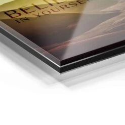 Believe In Yourself 25 Believe In Yourself -Artmind 1219 wandbild artmind acrylglas galerie bond detail acryl