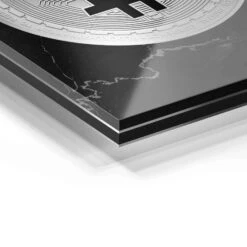 Bitcoin -Artmind 1248 wandbild artmind acrylglas galerie bond detail acryl