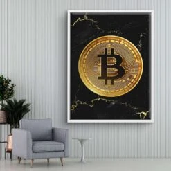 Bitcoin - Gold 18 Bitcoin - Gold -Artmind 1253 7 wandbild artwork artmind leinwandbilder canva kunst bilder
