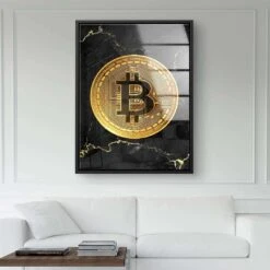 Bitcoin - Gold 20 Bitcoin - Gold -Artmind 1253wandbild artwork artmind leinwandbilder canva kunst bilder