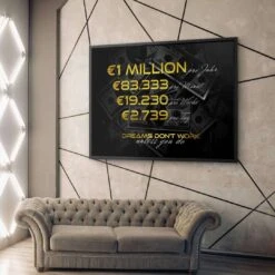 One Million 19 One Million -Artmind 1257 3 kunstwerk wandbild leinwand canva artmind kunst kaufen