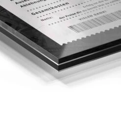 Quittung - Deutsch 25 Quittung - Deutsch -Artmind 1291 wandbild artmind acrylglas galerie bond detail acryl