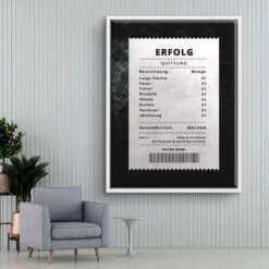 Quittung - Deutsch 21 Quittung - Deutsch -Artmind 1291 7 wandbild artwork artmind leinwandbilder canva kunst bilder