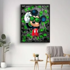 Dollar Rain 20 Dollar Rain -Artmind 1410 12 wandbild artwork artmind leinwandbilder canva kunst bilder