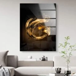 Gold Circle 19 Gold Circle -Artmind 1434 2 wandbild artwork artmind leinwandbilder canva kunst bilder