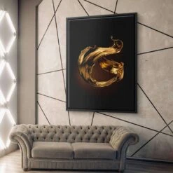 Gold Circle 18 Gold Circle -Artmind 1434 8 wandbild artwork artmind leinwandbilder canva kunst bilder