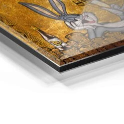 Let The Money - Gold Edition 27 Let The Money - Gold Edition -Artmind 1441 wandbild artmind acrylglas galerie bond detail acryl