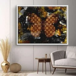 Schmetterling - Bronze Edition 19 Schmetterling - Bronze Edition -Artmind 1446 2 kunstwerk wandbild leinwand canva artmind kunst kaufen