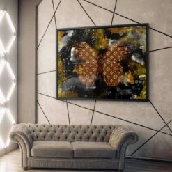 Schmetterling - Bronze Edition 20 Schmetterling - Bronze Edition -Artmind 1446 3 kunstwerk wandbild leinwand canva artmind kunst kaufen