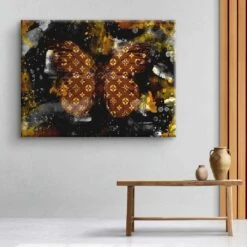 Schmetterling - Bronze Edition 21 Schmetterling - Bronze Edition -Artmind 1446 4 kunstwerk wandbild leinwand canva artmind kunst kaufen