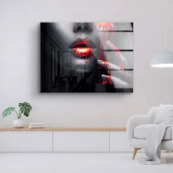 Red Face 19 Red Face -Artmind 1448 11 kunstwerk wandbild leinwand canva artmind kunst kaufen