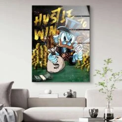 Hustle To Win 20 Hustle To Win -Artmind 1492 2 wandbild artwork artmind leinwandbilder canva kunst bilder