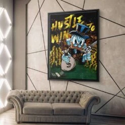Hustle To Win 19 Hustle To Win -Artmind 1492 8 wandbild artwork artmind leinwandbilder canva kunst bilder