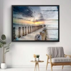 Sunset Pole 19 Sunset Pole -Artmind 1519 5 kunstwerk wandbild leinwand canva artmind kunst kaufen