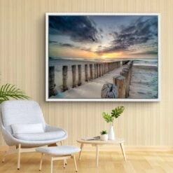Sunset Pole 20 Sunset Pole -Artmind 1519 8 kunstwerk wandbild leinwand canva artmind kunst kaufen