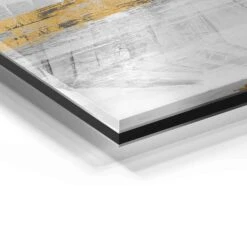 Abstract Golden Stripes 23 Abstract Golden Stripes -Artmind 1535 wandbild artmind acrylglas galerie bond detail acryl