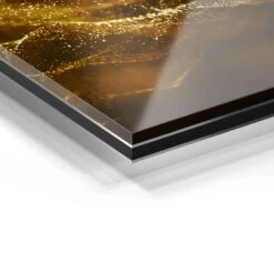 Golden Flow 22 Golden Flow -Artmind 1549 wandbild artmind acrylglas galerie bond detail acryl