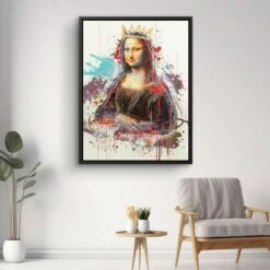 Queen Mona Lisa 20 Queen Mona Lisa -Artmind 1550 12 wandbild artwork artmind leinwandbilder canva kunst bilder