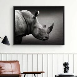 Rhino Portrait 20 Rhino Portrait -Artmind 1567 7 kunstwerk wandbild leinwand canva artmind kunst kaufen