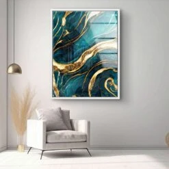 Golden Blocean I 20 Golden Blocean I -Artmind 1580 9 wandbild artwork artmind leinwandbilder canva kunst bilder