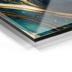 Golden Blocean II 21 Golden Blocean II -Artmind 1581 wandbild artmind acrylglas galerie bond detail acryl