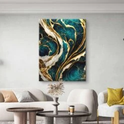 Golden Blocean III 18 Golden Blocean III -Artmind 1582 3 wandbild artwork artmind leinwandbilder canva kunst bilder
