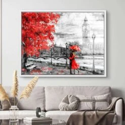 London - Kiss 19 London - Kiss -Artmind 1591a 6 kunstwerk wandbild leinwand canva artmind kunst kaufen