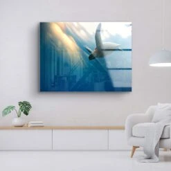 Floating Turtle 21 Floating Turtle -Artmind 1595a 11 kunstwerk wandbild leinwand canva artmind kunst kaufen