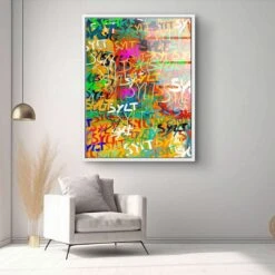 Sylt - Writings 19 Sylt - Writings -Artmind 1606 9 wandbild artwork artmind leinwandbilder canva kunst bilder