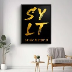 Sylt - Koordinaten 18 Sylt - Koordinaten -Artmind 1644 12 wandbild artwork artmind leinwandbilder canva kunst bilder